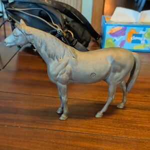 Decorative Gray Horse Figurine - Home Art